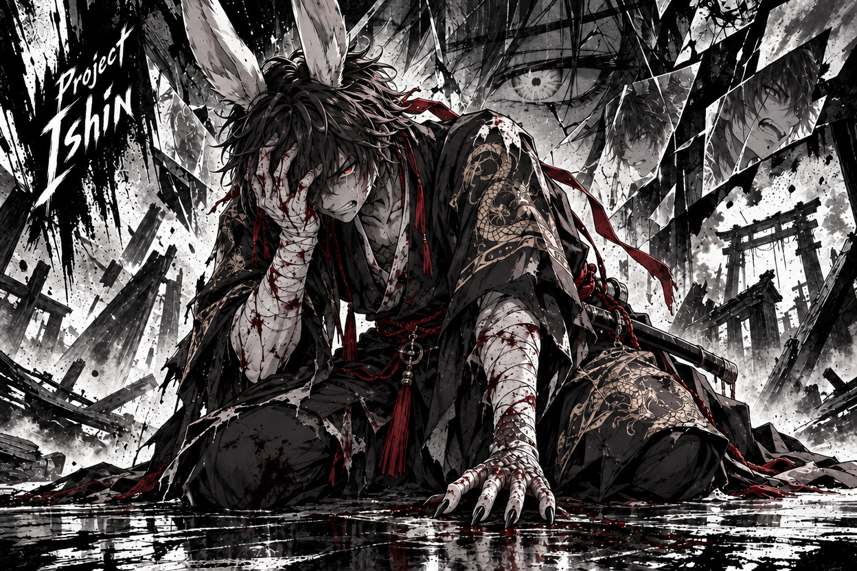 Ryujin Project Ishin manga panel